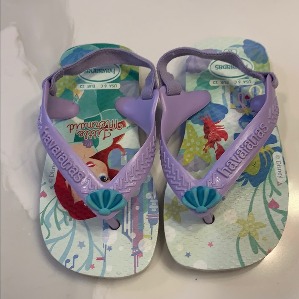 Little Mermaid Flip Flops 🧜‍♀️